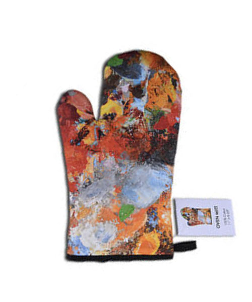 custom digital printed oven mitts